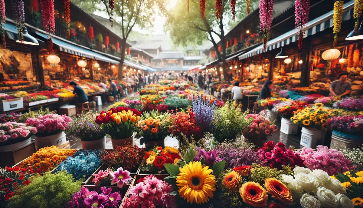 Jianguo Holiday Flower And Jade Market